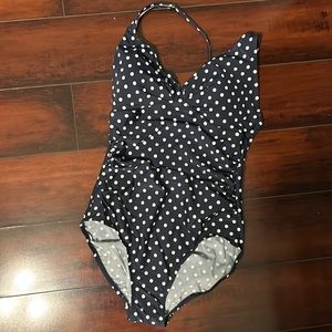 Merona one piece bathing suit